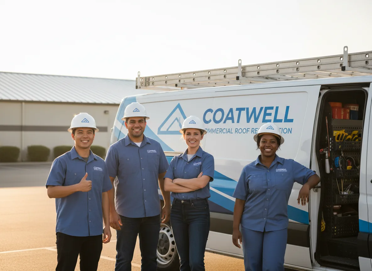Commercial roof coating company in Fluvanna, TX